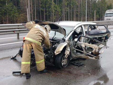 24-летний пассажир автомобиля Kia пострадал в ДТП в Калужской области